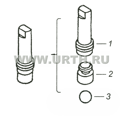 5320-1305030 Пробка с шариком и держателем